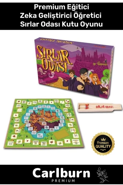 Premium Eğitici Zeka Geliştirici Öğretici Eğlence Aile Etkinlik Arkadaş Sırlar Odası Kutu Oyunu
