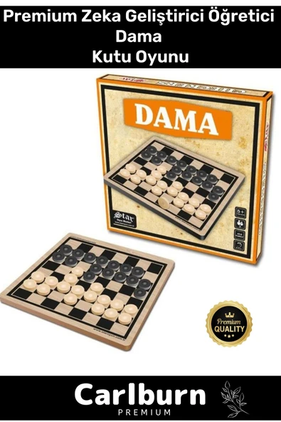 Premium Eğitici Zeka Geliştirici Öğretici Eğlence Aile Parti Yılbaşı Etkinlik Dama Kutu Oyunu