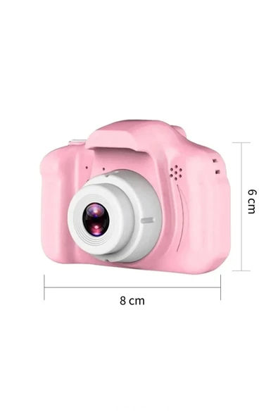 Yeni Nesil Çocuk Dijital Mini Fotoğraf Video Makine Erkek Kız Çocuklar 1080p HD Ekran Kamera Selfie - 3