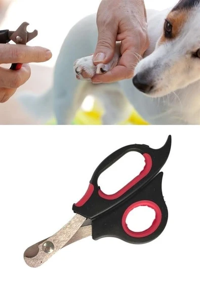 BufferBüyük Irk Köpek Kedi Çelik Uçlu Evcil Hayvan Tırnak Makası Pati Bakım Aleti Ergonomik Kaymaz - 8