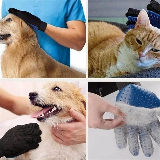 BUFFER® Tüy Toplayan Kedi Temizleme Eldiveni Tüy Toplama Eldiveni - 8