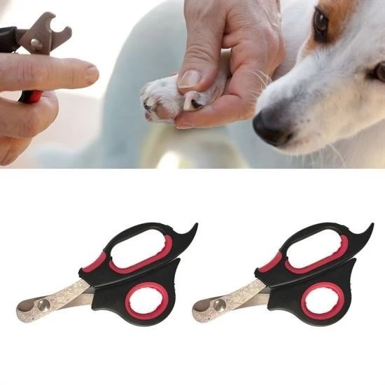 BufferBüyük Irk Köpek Kedi Çelik Uçlu Evcil Hayvan Tırnak Makası Pati Bakım Aleti Ergonomik Kaymaz - 6