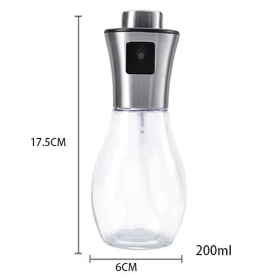 BUFFER® Çok Amaçlı Spreyli Sızdırmaz Cam Şişe Yağdanlık Limon Sirke Sos Püskürtücü Dağıtıcı Sprey - 4