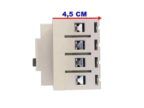VİKO 4x30A 30mA 6kA Ac Tip Üç Faz Trifaze Kaçak Akım Koruma Rolesi (380 volt Sanayi Tip) - 4
