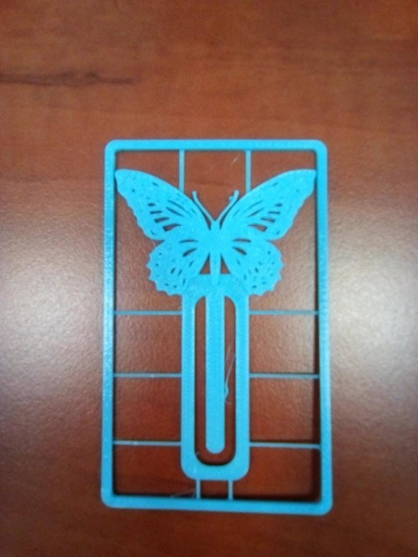 Kelebek Şeklinde Kitap Ayracı Bookmark Süslü Dekoratif - 5