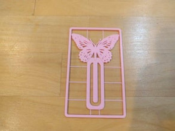 Kelebek Şeklinde Kitap Ayracı Bookmark Süslü Dekoratif - 7