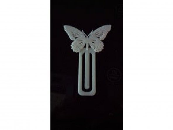 Kelebek Şeklinde Kitap Ayracı Bookmark Süslü Dekoratif - 8