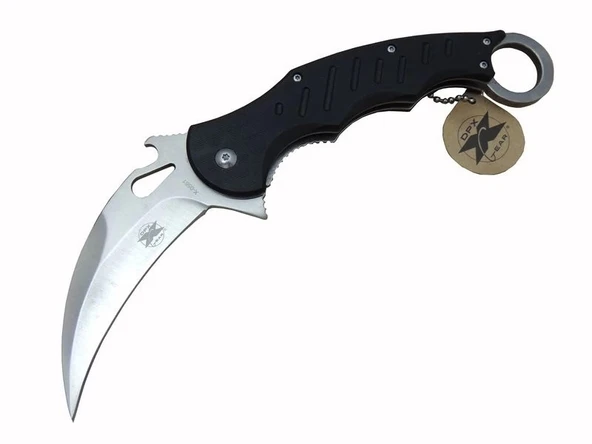 DPX Gear X 0561 Karambit Outdoor Çakı 23 cm - Otomatik, Kılıflı