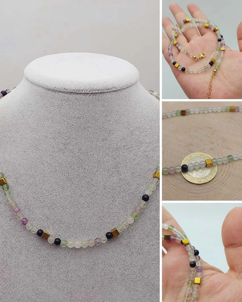 Epic Dream Serisi Florit Taşı 4mm Kolye (45214) ürün görseli