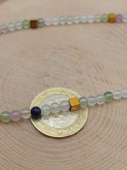 Epic Dream Serisi Florit Taşı 4mm Kolye (45214) - Resim 6