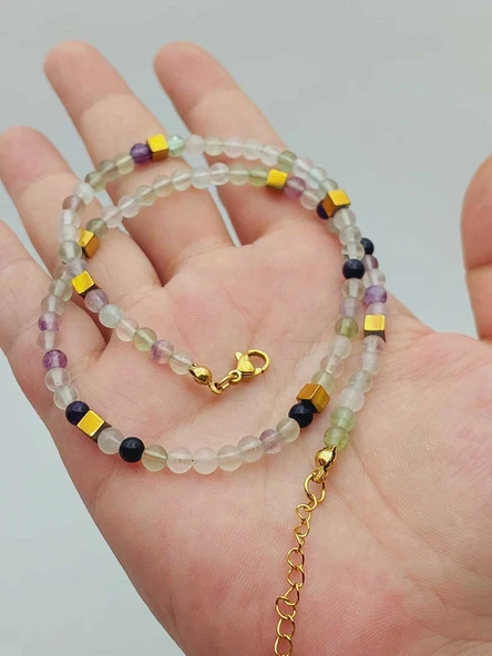 Epic Dream Serisi Florit Taşı 4mm Kolye (45214) - Resim 2