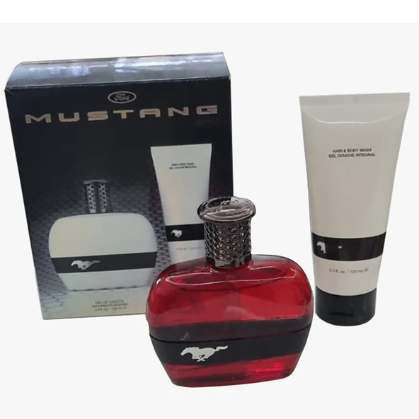 Ford Mustang for men eau de toılett  vaporısateur sprey 100 ml. e + Haır & Body Wash 150 ml. e ürün görseli