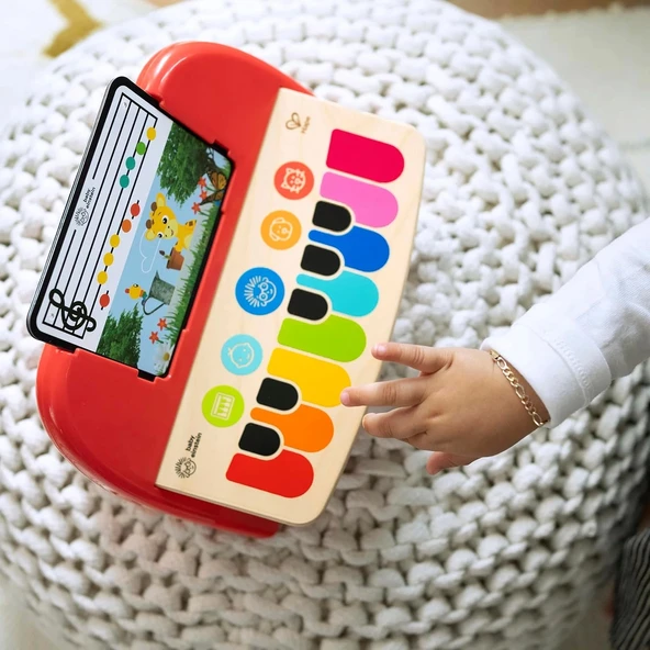 Baby Einstein Cal's First Melodies Magic Touch Ahşap Piyano Müzikli Baby Oyuncağı, 6 Aylık ve Üzeri - 4