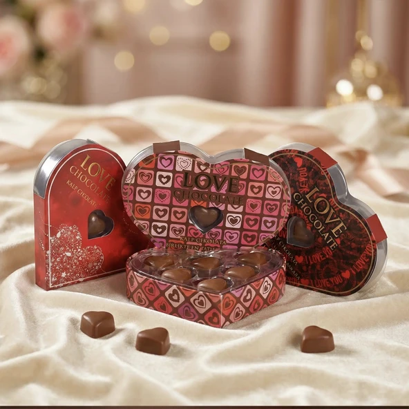Kalp Hediye Çikolata - Resim 3