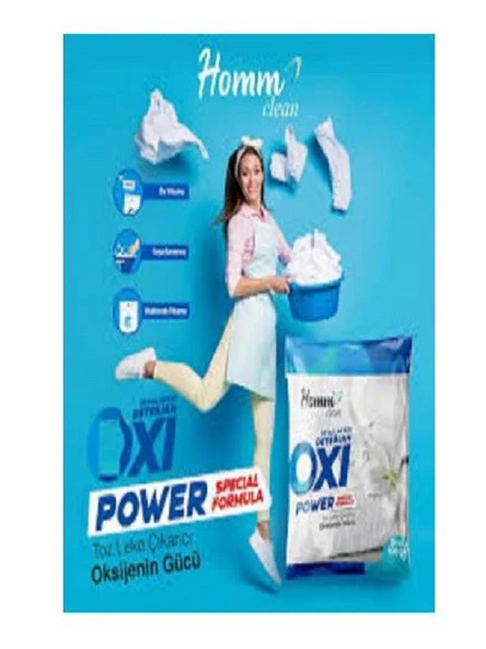 HOMM CLEAN OXI POWER BEYAZLAR İÇİN 500GR - 2