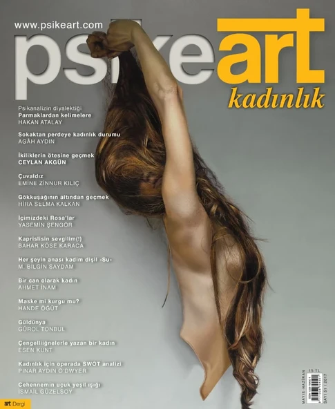 Psikeart Dergi 51.Sayı Mayıs-Haziran 2017 - Kadınlık ürün görseli