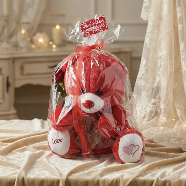 Gül ve Kalp Ayıcık Seti - Resim 2