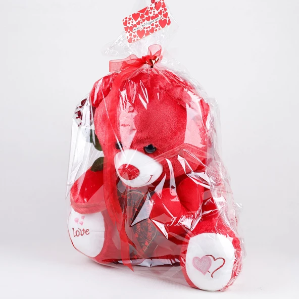 Gül ve Kalp Ayıcık Seti - 4