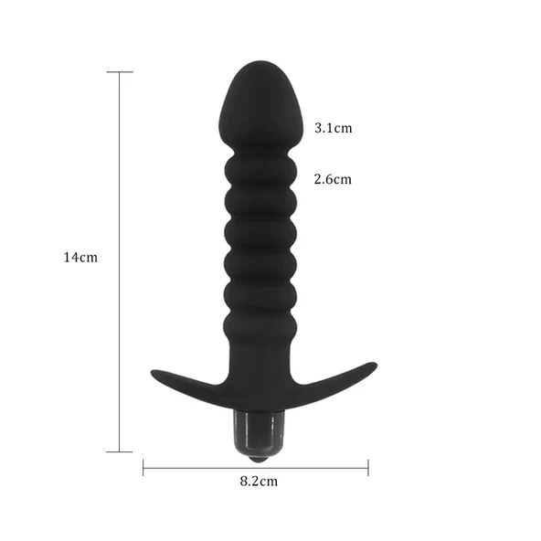 Backpart Titreşimli Boğumlu Çapalı Anal Tıkaç - 2