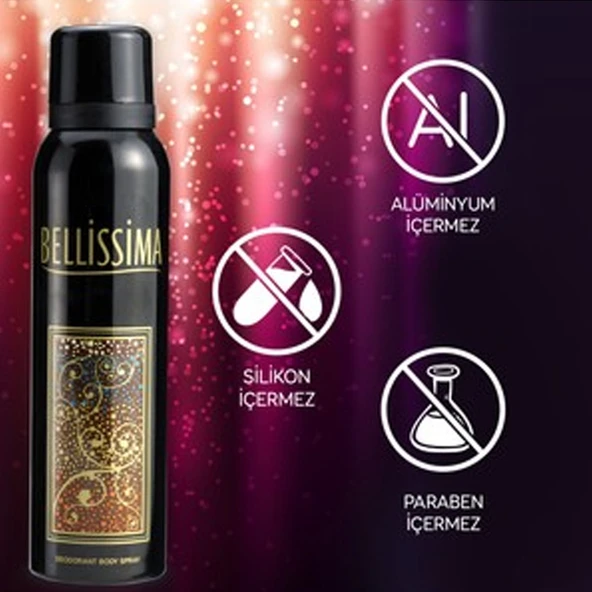 Bellissima Kadın Sprey Deodorant 150 ml - 4