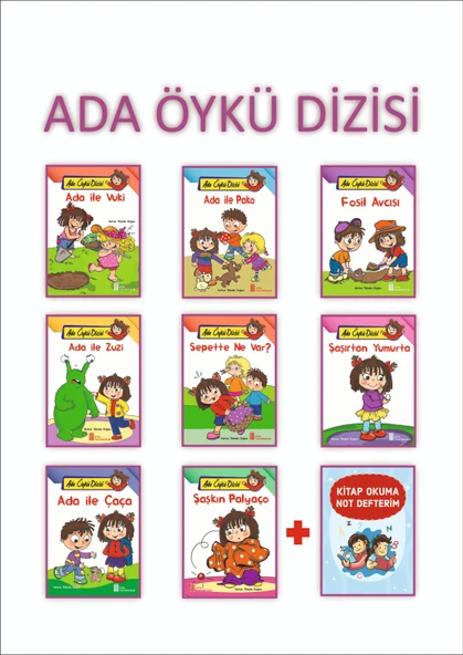 Ata 1.Sınıflar İçin Ada Öykü Dizisi + Kitap Okuma Not Defterim ürün görseli 1