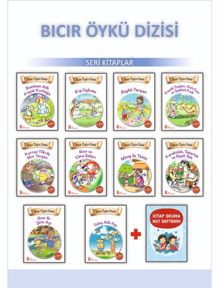 2. ve 3.Sınıflar İçin Bıcır Öykü Dizisi + Kitap Okuma Not Defteri ürün görseli 1
