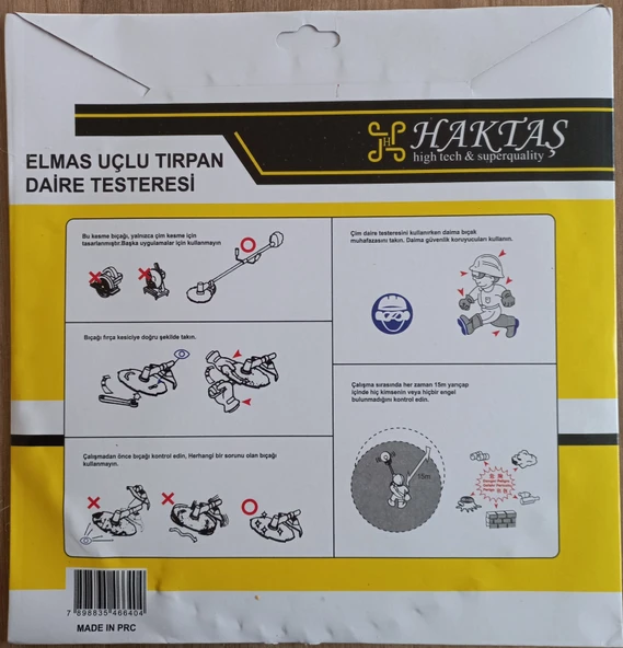 TIRPAN TESTERE , ELMAS UÇLU - 3