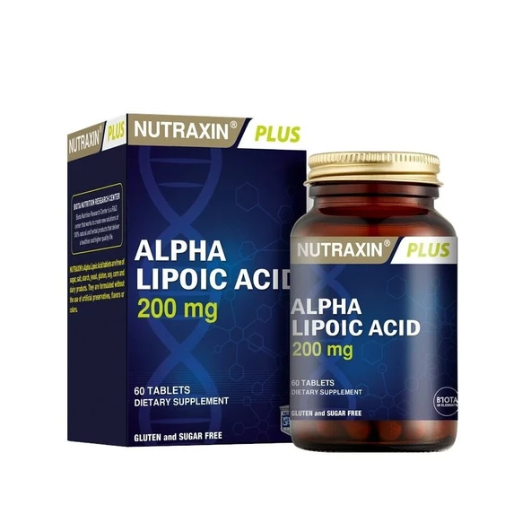 Nutraxin Alpha Lipoic Acid 200mg 60 Tablet ürün görseli 1