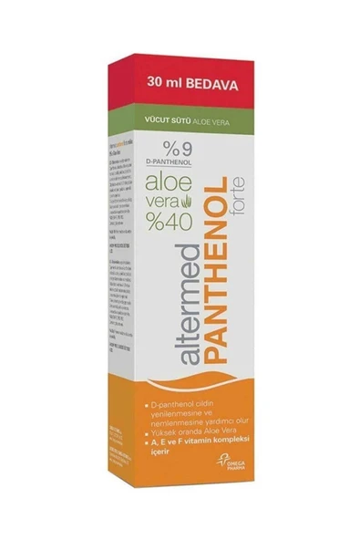 Altermed %9 Panthenol Forte Vücut Sütü 230 ml