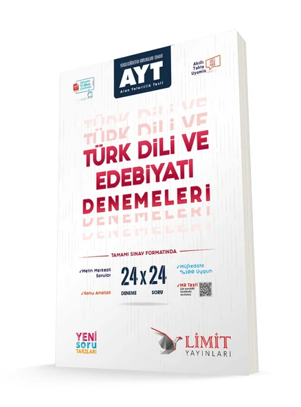 Limit Yayınları Ayt 24'lü Türk Dili Ve Edebiyatı Denemeleri - 1