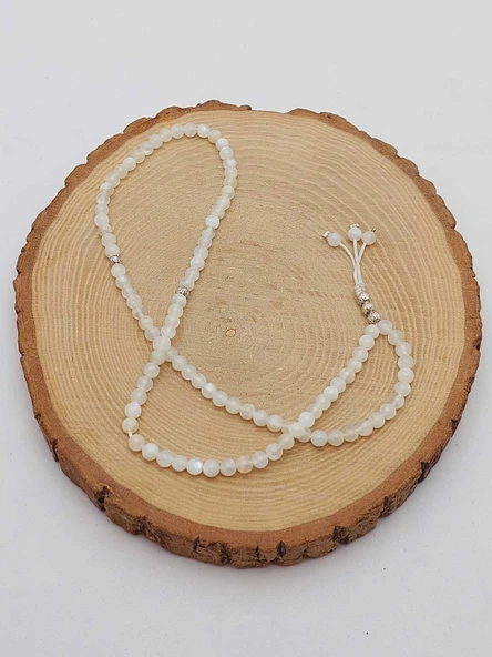 Ay Taşı 99luk Tesbih 4mm (17230) - Resim 3