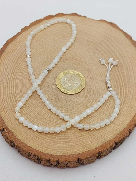 Ay Taşı 99luk Tesbih 4mm (17230) - Resim 5