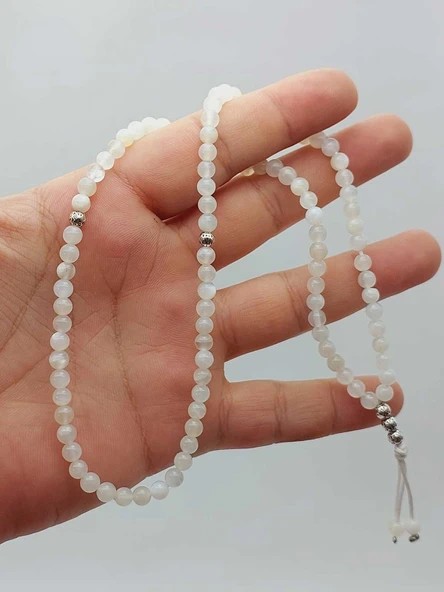 Ay Taşı 99luk Tesbih 4mm (17230) - Resim 2