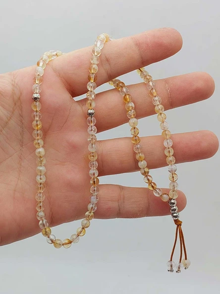 Sitrin Taşı 99luk Tesbih 4mm (36725) - Resim 5