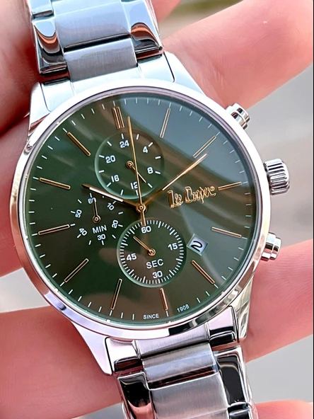 Lee Cooper Çelik Kordon İç Fonksiyonları Aktif 5 Atm Suya Dayanıklı Erkek Kol Saati ELC8042.370 - Resim 4