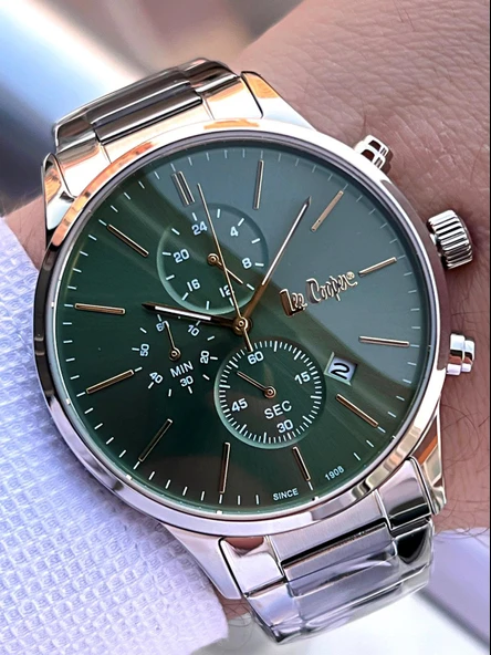 Lee Cooper Çelik Kordon İç Fonksiyonları Aktif 5 Atm Suya Dayanıklı Erkek Kol Saati ELC8042.370 ürün görseli