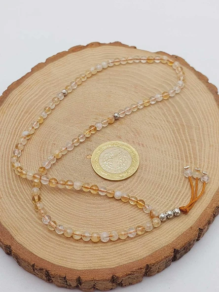 Sitrin Taşı 99luk Tesbih 4mm (36725) - Resim 6