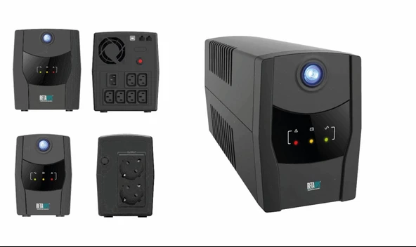 BetaUps 650VA Line İnteractive Ups Kesintisiz Güç Kaynağı (5/15 Dak-12V/7AH*1) - 3
