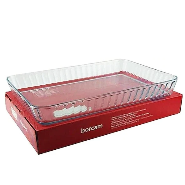 Paşabahçe 59204 3800 cc 27x40 cm Dikdörtgen Borcam - 4