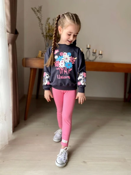 ÇİÇEKLİ KIZ TAKIM - 3