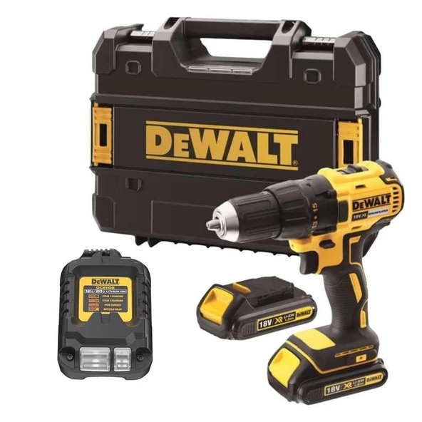 Dewalt XR Kömürsüz Akülü Darbesiz Vidalama 65Nm DCD777S2T-QW 2x1,5 Ah