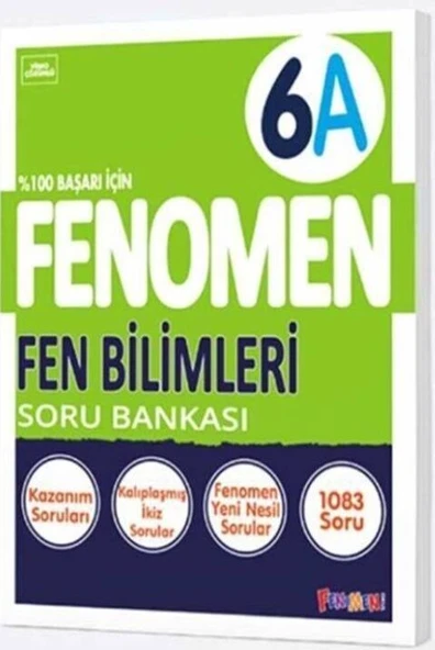 Fenomen Okul Yayınları 6. Sınıf Fen Bilimleri A Fenomen Soru Bankası