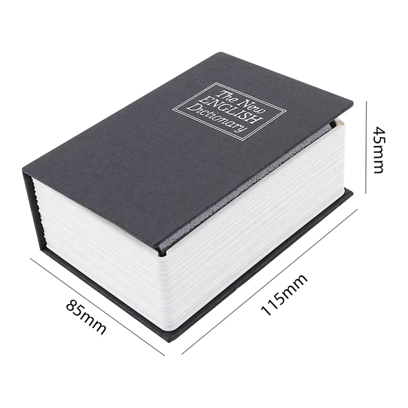 Ayt Sunup SN- 26085 Kitap Görünümlü Metal Kasa Kumbara Tipi 115x85x45mm Giz li Saklama Kasası - 3