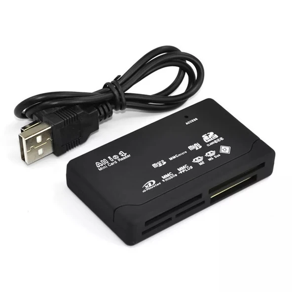 Ayt Powermaster PM-9066 TF SD MMC Mini Micro SD Çoklu Usb Kart Okuyucu Card Reader