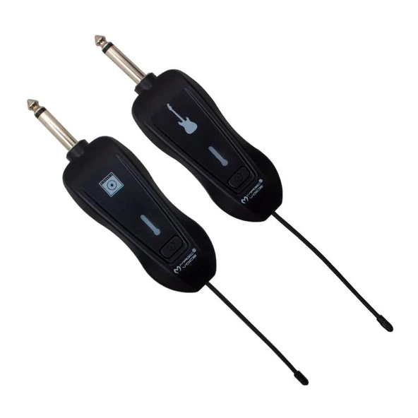 Ayt Magicvoice Mv-19585 Uhf Gitar Tip Kablosuz Mikrofon 6.3mm Kablosuz Gitar Müzik Aleti Cihazı 40 Metre Çekim - 4