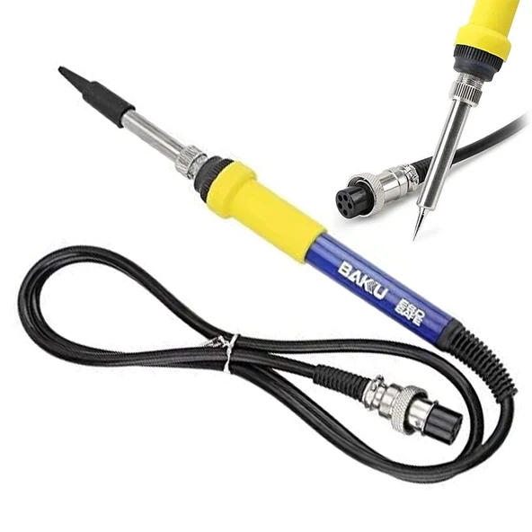 Ayt Bakü Bk-936 5 Pin Lehim Havya Sapı Yedek Bk-878l2 İçin Uygun 1.2 Metre