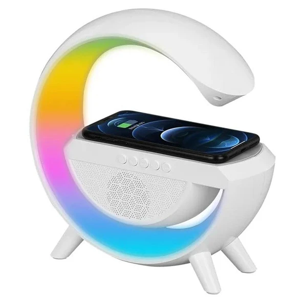 Ayt Magicvoice BT2301 Kablosuz Şarjlı 7 Renkli Taşınabilir Bluetooth Hoparlör Rgb Aydınlatma Ses Bombası - 4