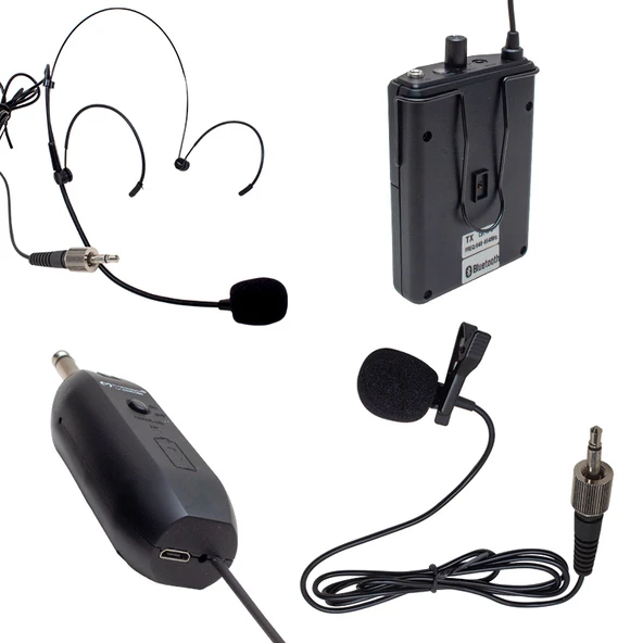 Ayt Magicvoice Mv-19601 Kablosuz Bluetooth Enstrüman Mikrofonu 6.3 Mm Jack Girişli 40 Metre Çekim Mesafesi - 2