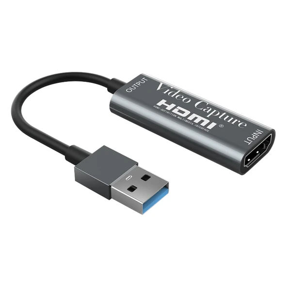 Ayt Powermaster PM-10432 Usb 2.0 To Video Capture Usb Girişini Hdmı Çıkışına Çevirici Dönüştürücü Aparat