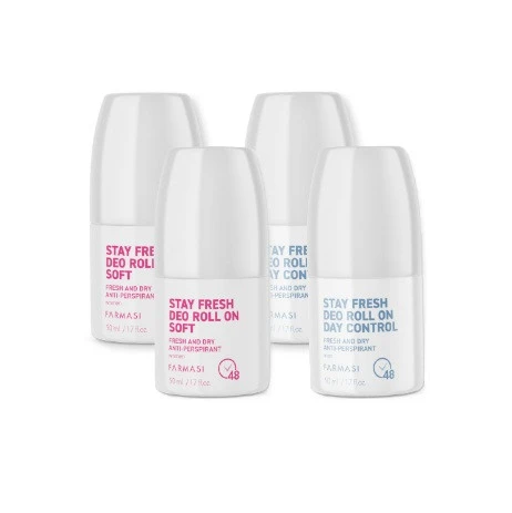 Farmasi Soft Anti-Perspirant Kadın Deo Roll On 50 ml 2 Adet Control Anti-Perspirant Erkek Deo Roll On Day 50 ml 2 Adet